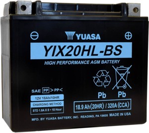 High Performance AGM Maintenance-Free Battery YIX20HL-BS