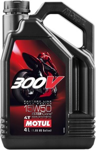 300V 4T Competition Synthetic Oil 15w50 - 4 Liter