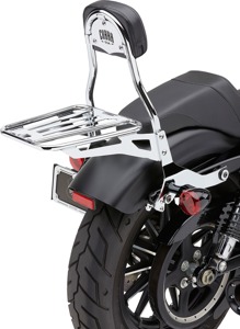 Cobra Detachable Backrest System Chrome Round Backrest