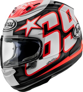 Arai Corsair-X Nicky Reset Helmet Frost Matte - Small - Premium full-face helmet with Nicky Reset graphic