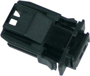 JAE MX-1900 2-Position Male Black Pin Housing (HD 72905-11)