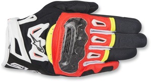 SMX-2 V2 Air Carbon Gloves Black/Red/White/Yellow Medium