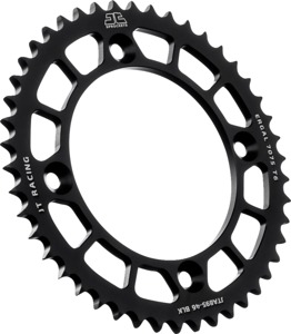 Black Aluminum Rear Sprocket - 46 Teeth 428 Pitch