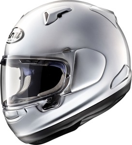 Arai Quantum-X Solid Helmet XL Aluminum Silver - Full face helmet in XL, Aluminum Silver