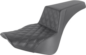 Step-Up Front Lattice 2-Up Seat - Black - For 18-20 FLDE FLHC FLSL