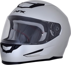 FX-99 Full Face Street Helmet Silver X-Small