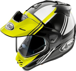 Arai XD-5 Cosmic Helmet 2XL Yellow - Dual sport helmet with Cosmic graphic