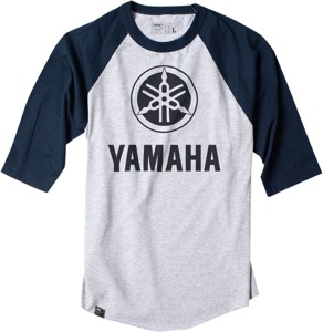 Men's Yamaha Baseball Tee - Yamaha Bb Tee Hthr Nvy Md