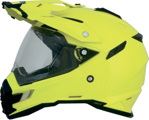 FX-41DS Full Face Dual-Sport Helmet Gloss Hi-Vis Yellow 2X-Large