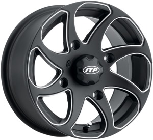 Twister Wheel Black Left 4/110 14X7 5+2