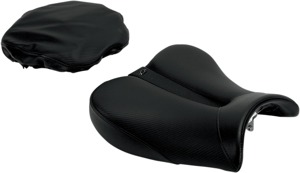 Track Plain Solo Seat Black Gel - For 99-07 Suzuki GSX1300R Hayabusa