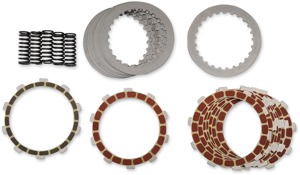 Complete Clutch Kit - Aramid Frictions w/ Steels & Springs - For 04-05 Suzuki GSXR600