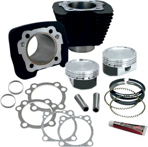 Sportster 883cc to 1200cc Conversion Kit - Cylinder Kit 3-1/2'' Blk