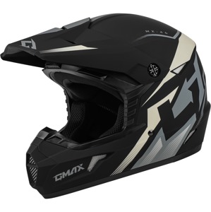 MX-46 Compound Helmet MATTE BLACK/GREY/WHITE 2X-Large