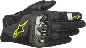 SMX1 Air V2 Motorcycle Gloves Black/Yellow 3X-Large