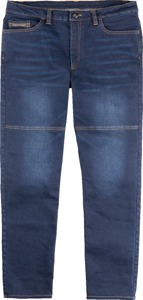 ICON Uparmor Covec Jeans Men's Blue Size 32 - Men's sport riding jeans with D3O protection