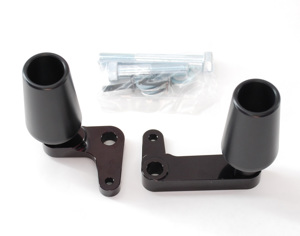 Yamaha R1 Frame Sliders - No Cut 2009-2014 Standard Length - Black