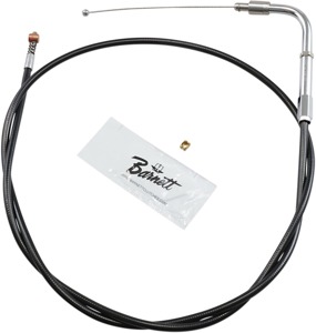 Black Vinyl Idle Cable +6" - for 96-05 HD Dyna/Softail