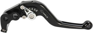 Halo Adjustable Folding Brake Lever - Black - For GSXR GSXS Triumph