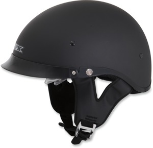 FX-200 Street Half Helmet Matte Black Medium