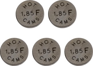 Hot Cams 1.85mm Valve Shim Kit 5-Pack