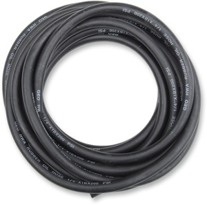 3/8" (10mm) Reinforced Fuel Line / Oil Line - 25 ft. roll - Black