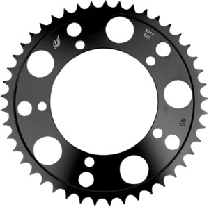 Steel 520 Rear Sprocket 45T - Black - For 00-09 Suzuki GSXR 600/750/1000