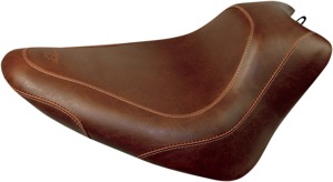 Tripper Smooth Brown Solo Seat - For 12-17 Harley FLS 11-13 FXS