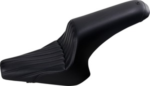 Profiler Knuckle Vinyl 2-Up Seat Black Gel - For 13-20 Yamaha XVS950 Bolt