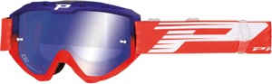 3450 Blue / Red Riot OTG Goggles - Dual Mirrored Lens