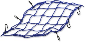 15" x 15" Super Bungee Cargo Net - Blue - Genuine EMGO 6 Hook Tiedown