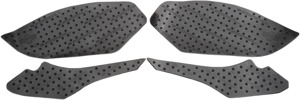 Black Volcano Profile Traction Pad Tank Kit - Tank Protector Gripper - Fits 14-20 BMW S1000R, 14-19 BMW S1000RR