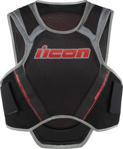 ICON Field Armor Softcore Vest 3XL/4XL Black - Low-profile protective vest