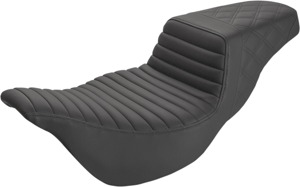 Step-Up LS Tuck & Roll 2-Up Seat - For 08-23 H-D Touring