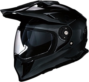 Range Full Face Dual-Sport Helmet Gloss Black Small