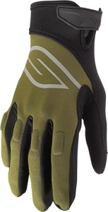 Circuit Perforated Watercraft Gloves - Olive/Black Unisex Adult Small