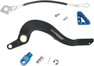 Black & Blue Brake Pedal - For 10-22 YZ450F, 12-23 WR450F