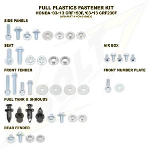 Full Plastic Fastener Kit - For Honda CRF150F & CRF230F