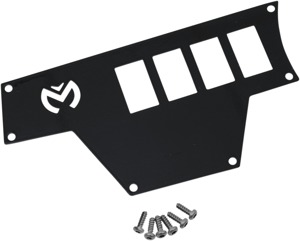 Dashplate Left Black 4Switch Large - For 15-19 Polaris RZR 900/1000