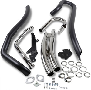 Speedster Swept Black Full Exhaust - For 06-21 Suzuki M109R Boulevard