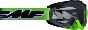 FMF PowerBomb Rocket Lime Green Goggles w/ Clear Lens