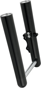 Arlen Ness Hot Leg Fork Legs Black Smooth Single Disc