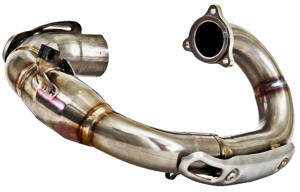 Stainless Steel MegaBomb Exhaust Head Pipe - For 14-20 YZ250F / 15-19 YZ250FX / 15-18 WR250F