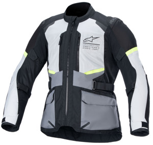 Alpinestars Andes Air DS Jacket Gray/Black 2XL - Dual sport jacket in 2XL size