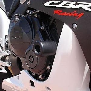 No Cut Frame Sliders - Black - For 07-08 Honda CBR600RR