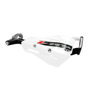 Drop Handguard Handlebar Armor / XC Protector Kit - 1-1/8" White / - Black