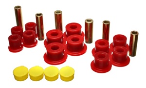 02-05 Dodge Ram 1500 2WD Red Rear Leaf Spring Bushing Set