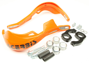 Rally PRO Handguards Orange - w/ Universal Bar Mount Kit