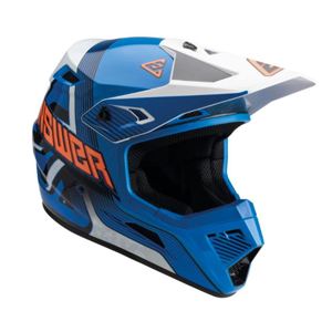 AR1 Vendetta Helmet Blue/White/Orange Youth - Large