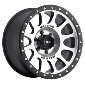 MR305 NV 18x9 0mm Offset 6x5.5 108mm CB Machined/Black Street Loc Wheel